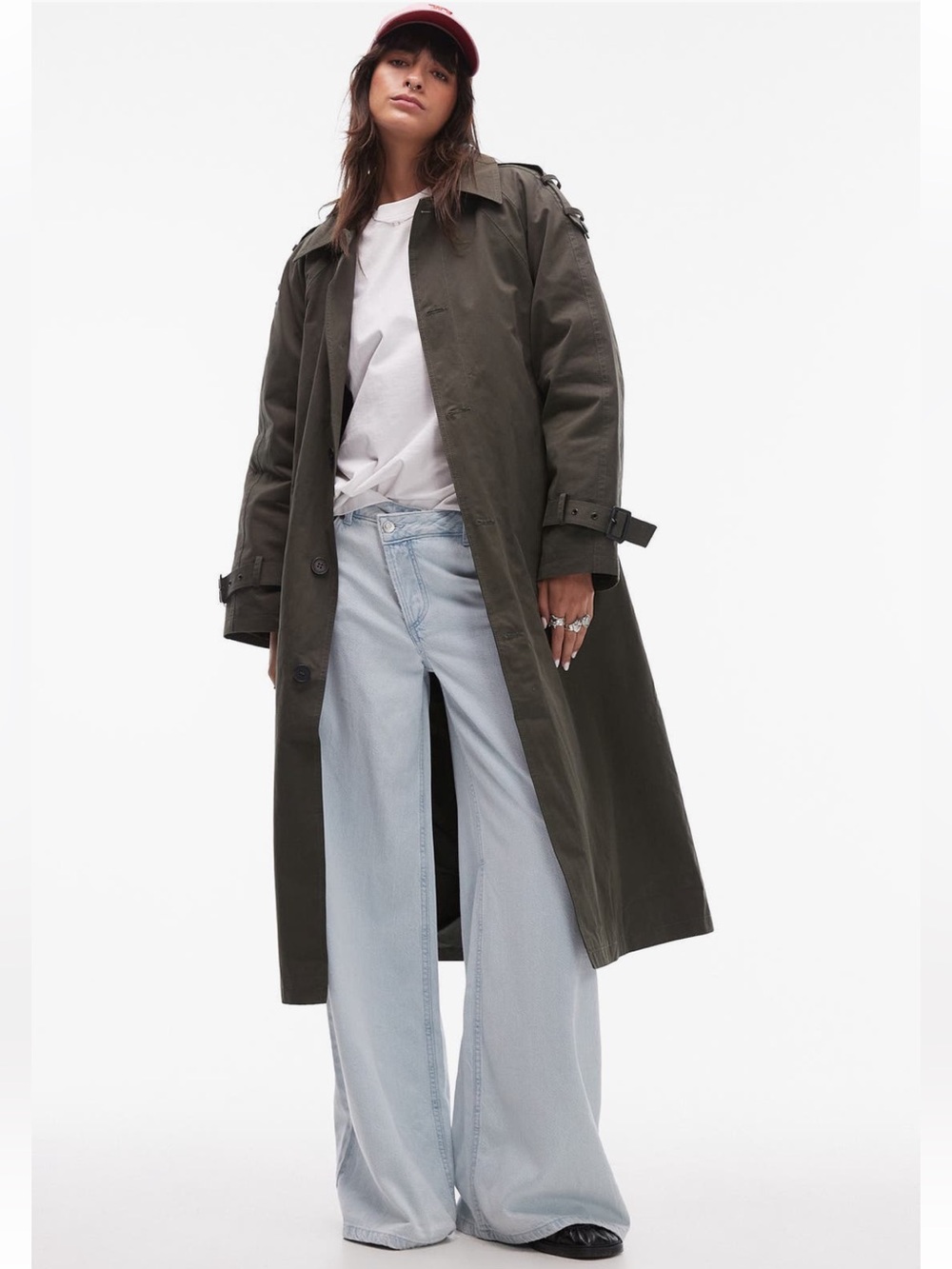 Topshop Trench Jacket with removable liner
